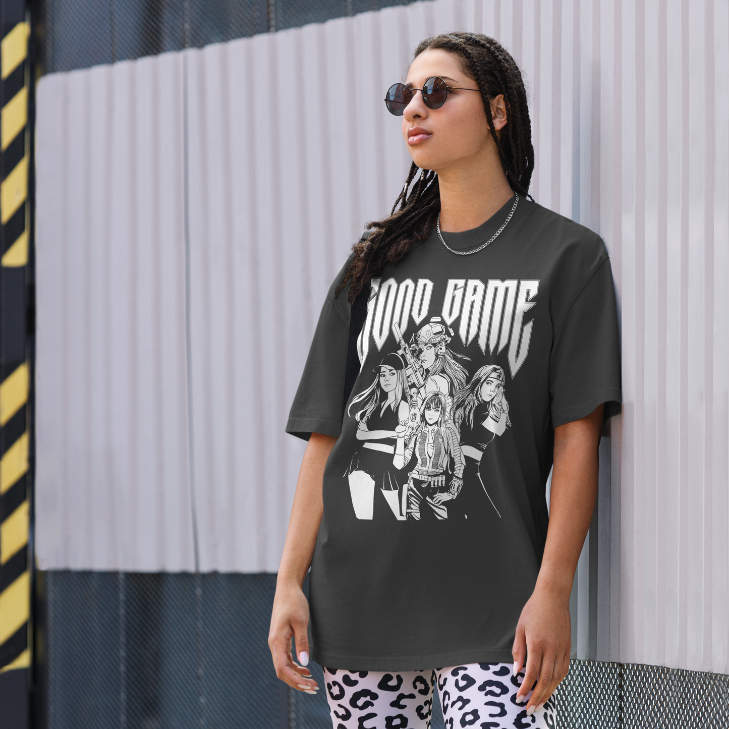 Oversized Faded GGEZ Tee