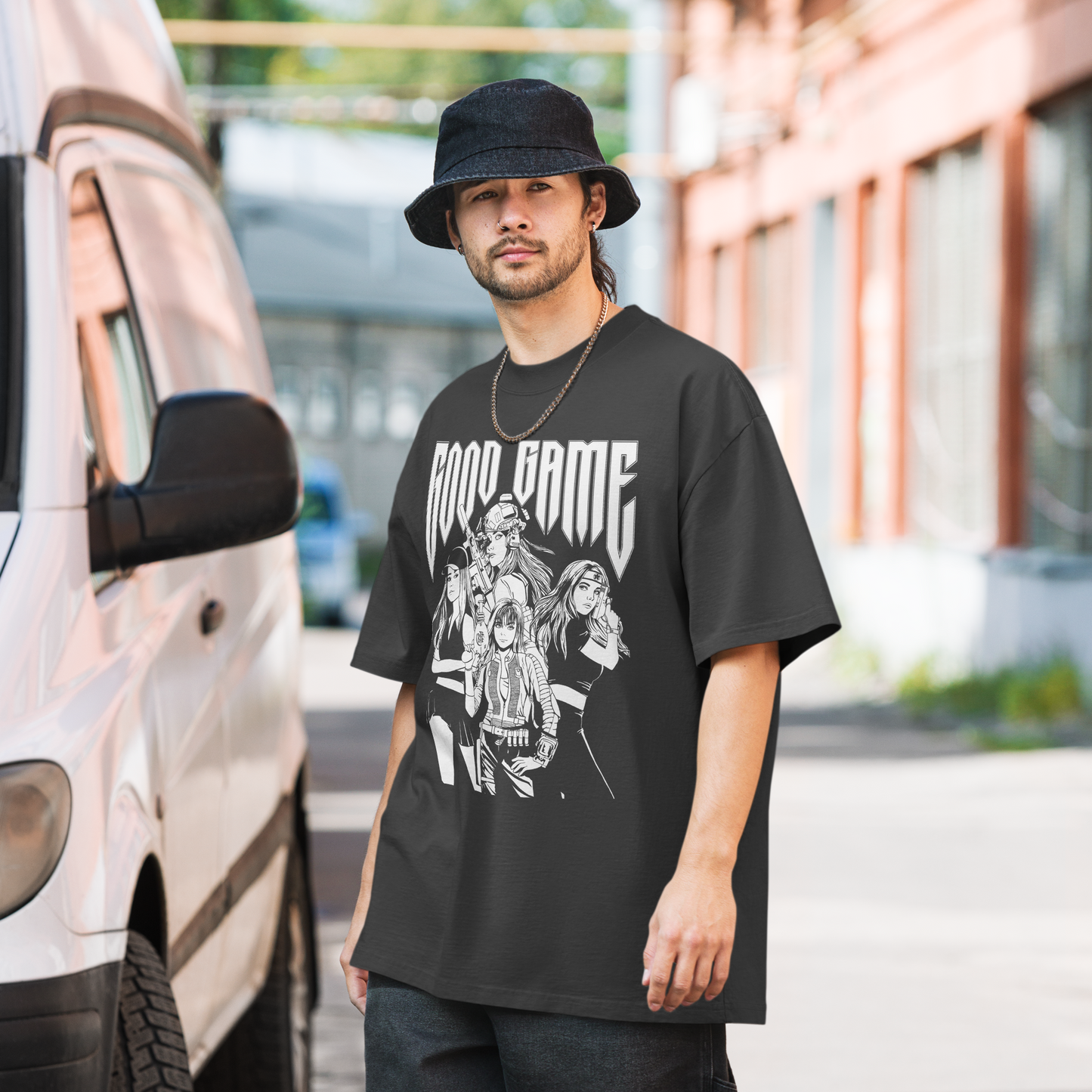 Oversized Faded GGEZ Tee